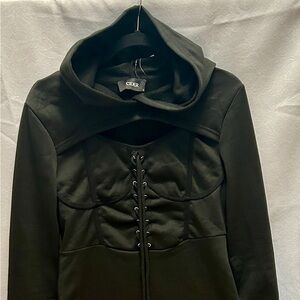 New Cider large hooded mini dress!